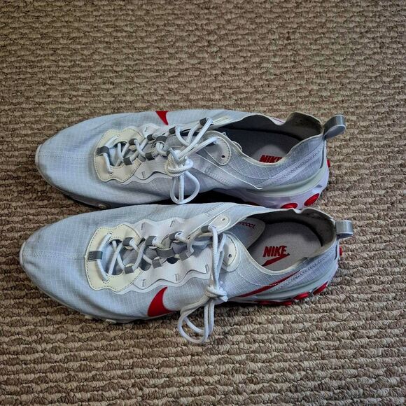 Nike React Element 55 White University Red - Picture 6 of 8